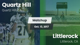 Matchup: Quartz Hill vs. Littlerock  2017