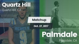 Matchup: Quartz Hill vs. Palmdale  2017