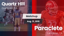 Matchup: Quartz Hill vs. Paraclete  2018