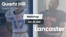 Matchup: Quartz Hill vs. Lancaster  2018