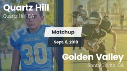 Matchup: Quartz Hill vs. Golden Valley  2019