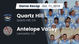 Recap: Quartz Hill  vs. Antelope Valley  2019