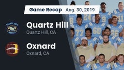 Recap: Quartz Hill  vs. Oxnard  2019