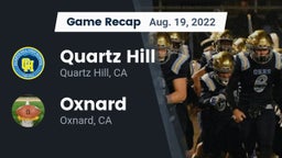 Recap: Quartz Hill  vs. Oxnard  2022