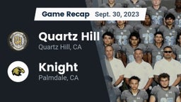 Recap: Quartz Hill  vs. Knight  2023