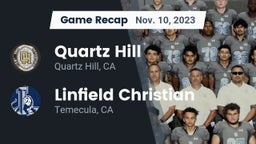 Recap: Quartz Hill  vs. Linfield Christian  2023