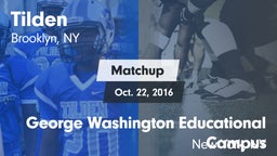 Matchup: Tilden vs. George Washington Educational Campus 2016