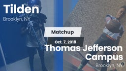 Matchup: Tilden vs. Thomas Jefferson Campus  2018