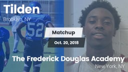 Matchup: Tilden vs. The Frederick Douglas Academy 2018