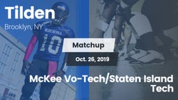 Matchup: Tilden vs. McKee Vo-Tech/Staten Island Tech 2019