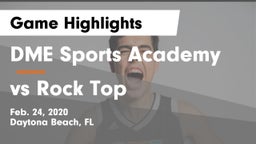 DME Sports Academy  vs vs Rock Top Game Highlights - Feb. 24, 2020