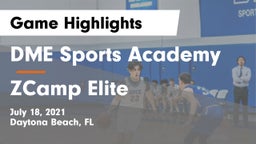 DME Sports Academy  vs ZCamp Elite Game Highlights - July 18, 2021