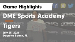 DME Sports Academy  vs Tigers Game Highlights - July 25, 2021