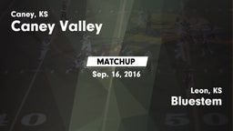 Matchup: Caney Valley vs. Bluestem  2016