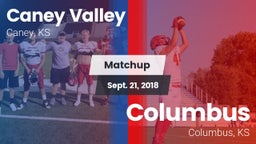 Matchup: Caney Valley vs. Columbus  2018