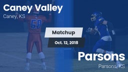 Matchup: Caney Valley vs. Parsons  2018