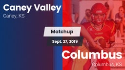 Matchup: Caney Valley vs. Columbus  2019