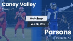 Matchup: Caney Valley vs. Parsons  2019