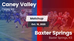 Matchup: Caney Valley vs. Baxter Springs   2020