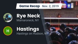Recap: Rye Neck  vs. Hastings  2019