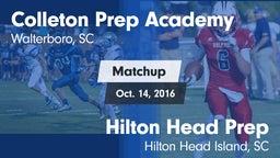 Matchup: Colleton Prep Academ vs. Hilton Head Prep  2016
