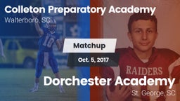 Matchup: CPAHS vs. Dorchester Academy  2017