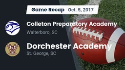 Recap: Colleton Preparatory Academy vs. Dorchester Academy  2017