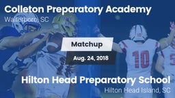 Matchup: CPAHS vs. Hilton Head Preparatory School 2018