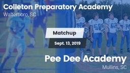 Matchup: CPAHS vs. *** Dee Academy  2019