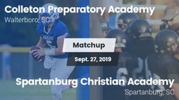 Matchup: CPAHS vs. Spartanburg Christian Academy  2019