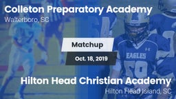 Matchup: CPAHS vs. Hilton Head Christian Academy  2019