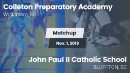 Matchup: CPAHS vs. John Paul II Catholic School 2019