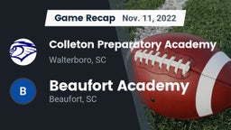 Recap: Colleton Preparatory Academy vs. Beaufort Academy 2022