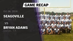 Recap: Seagoville  vs. Bryan Adams  2016