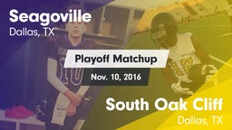Matchup: Seagoville vs. South Oak Cliff  2016
