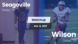 Matchup: Seagoville vs. Wilson  2017