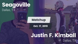 Matchup: Seagoville vs. Justin F. Kimball  2019