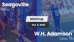 Matchup: Seagoville vs. W.H. Adamson  2020
