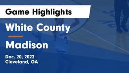 White County  vs Madison  Game Highlights - Dec. 20, 2022