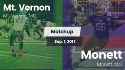 Matchup: Mt. Vernon High vs. Monett  2017