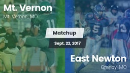 Matchup: Mt. Vernon High vs. East Newton  2017