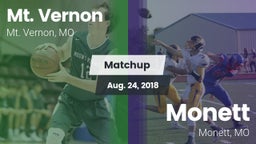 Matchup: Mt. Vernon High vs. Monett  2018
