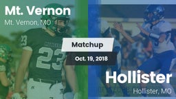 Matchup: Mt. Vernon High vs. Hollister  2018