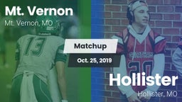 Matchup: Mt. Vernon High vs. Hollister  2019