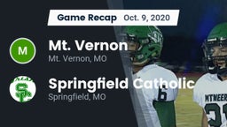 Recap: Mt. Vernon  vs. Springfield Catholic  2020