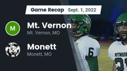 Recap: Mt. Vernon  vs. Monett  2022