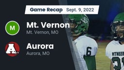 Recap: Mt. Vernon  vs. Aurora  2022