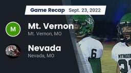Recap: Mt. Vernon  vs. Nevada  2022