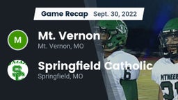 Recap: Mt. Vernon  vs. Springfield Catholic  2022