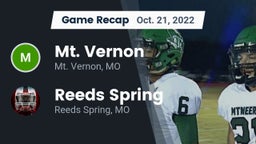 Recap: Mt. Vernon  vs. Reeds Spring  2022